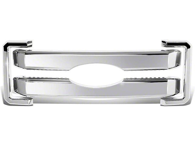 Grille Guard; Overlay; ABS; Chrome; 4-Piece (11-16 F-250 Super Duty)