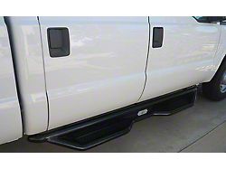 HD Side Step Bars; Semi-Gloss Black (11-16 F-250 Super Duty SuperCrew)