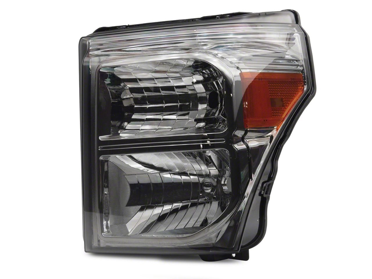 thumbnail image 2 of Super Duty LED Headlights LED Headlight Assembly For Ford F250-F550 Super Duty 2011-2016 - Chrome With DRL & Halo F350 Headlight Assembly 2 of 10