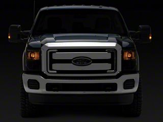 Ford 08-10 F250 F350 F450 F550 Superduty Schwarz Halo LED Projektor Scheinwerfer Ford 08-10 F250 F350 F450 F550 Superduty Schwarz Halo LED Projektor Scheinwerfer