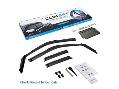 in-Channel Window Deflectors (17-25 F-250 Super Duty SuperCab)