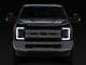 LED DRL Projector Headlights with Amber Corners; Chrome Housing; Clear Lens (17-19 F-250 Super Duty w/ Factory Halogen Headlights)