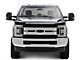 LED DRL Projector Headlights with Amber Corners; Chrome Housing; Clear Lens (17-19 F-250 Super Duty w/ Factory Halogen Headlights)