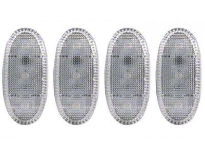LED Dually Fender Lights; Clear (11-16 F-250 Super Duty)
