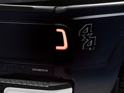 LED Tail Lights; Black Housing; Clear Lens (11-16 F-250 Super Duty)