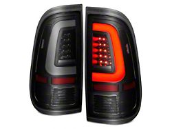 LED Tail Lights; Black Housing; Smoked Lens (11-16 F-250 Super Duty)