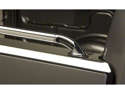 Putco Locker Side Bed Rails; Stainless Steel (17-24 F-250 Super Duty)