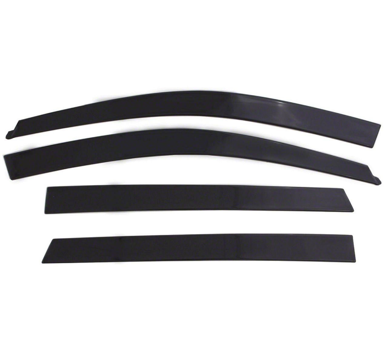 F-250 Super Duty Low Profile Ventvisor Window Deflectors; Front