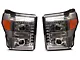 AlphaRex LUXX-Series LED Projector Headlights; Chrome Housing; Clear Lens (11-16 F-250 Super Duty)