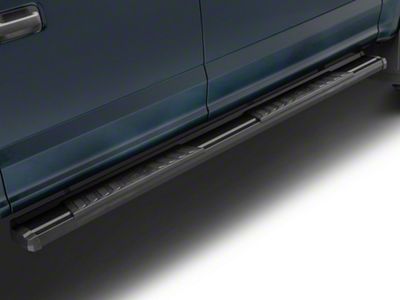 OE Style Running Boards; Black (17-24 F-250 Super Duty SuperCrew)