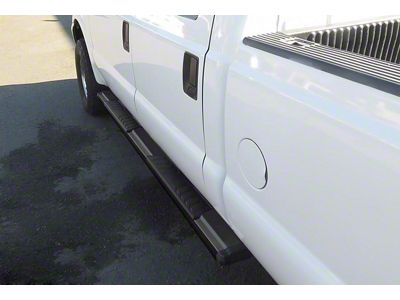 OE Style Running Boards; Black (11-16 F-250 Super Duty SuperCrew)