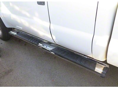 OE Style Running Boards; Polished (11-16 F-250 Super Duty SuperCab)