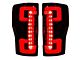 OLED Tail Lights; Black Housing; Red Lens (17-19 F-250 Super Duty w/ Factory LED Tail Lights)