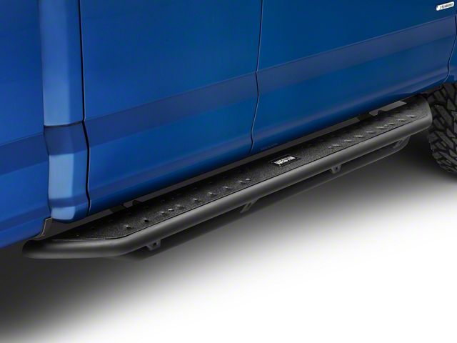 Outlaw Nerf Side Step Bars; Textured Black (17-24 F-250 Super Duty SuperCab, SuperCrew)