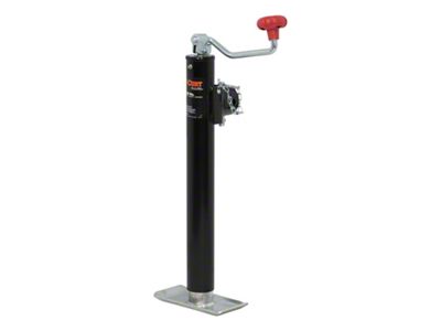 Pipe-Mount Swivel Trailer Jack with Top Handle; 5,000 lb.