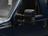 Powered Heated Memory Power Folding Towing Mirror without Cap; Driver Side (11-16 F-250 Super Duty)