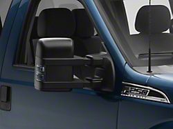 Powered Heated Memory Power Folding Towing Mirror without Cap; Passenger Side (11-16 F-250 Super Duty)