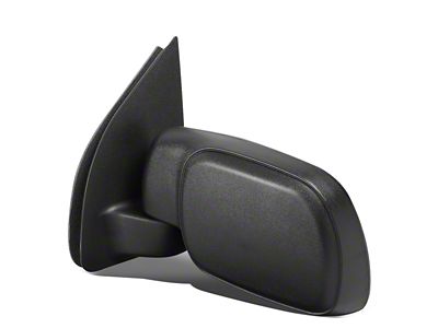 Powered Heated Mirror; Driver Side; Black (11-14 F-250 Super Duty)