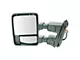 Powered Heated Power Folding Towing Mirror without Cap; Driver Side (11-16 F-250 Super Duty)