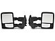 Powered Heated Power Folding Towing Mirrors; Chrome (11-16 F-250 Super Duty)