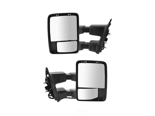 Powered Heated Power Folding Towing Mirrors; Paint to Match (11-16 F-250 Super Duty)