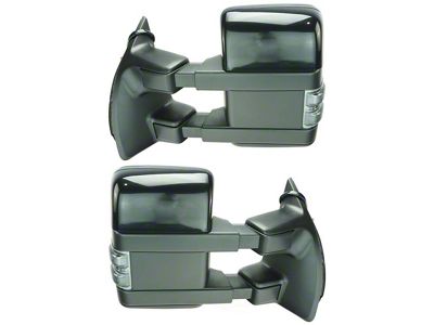 Powered Heated Power Folding Towing Mirrors; Paint to Match (11-16 F-250 Super Duty)