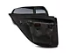 Powered Heated Towing Mirrors with Clear Turn Signals; Black (17-19 F-250 Super Duty)