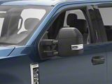 Powered Heated Towing Mirrors with LED Turn Signals; Black (17-19 F-250 Super Duty)