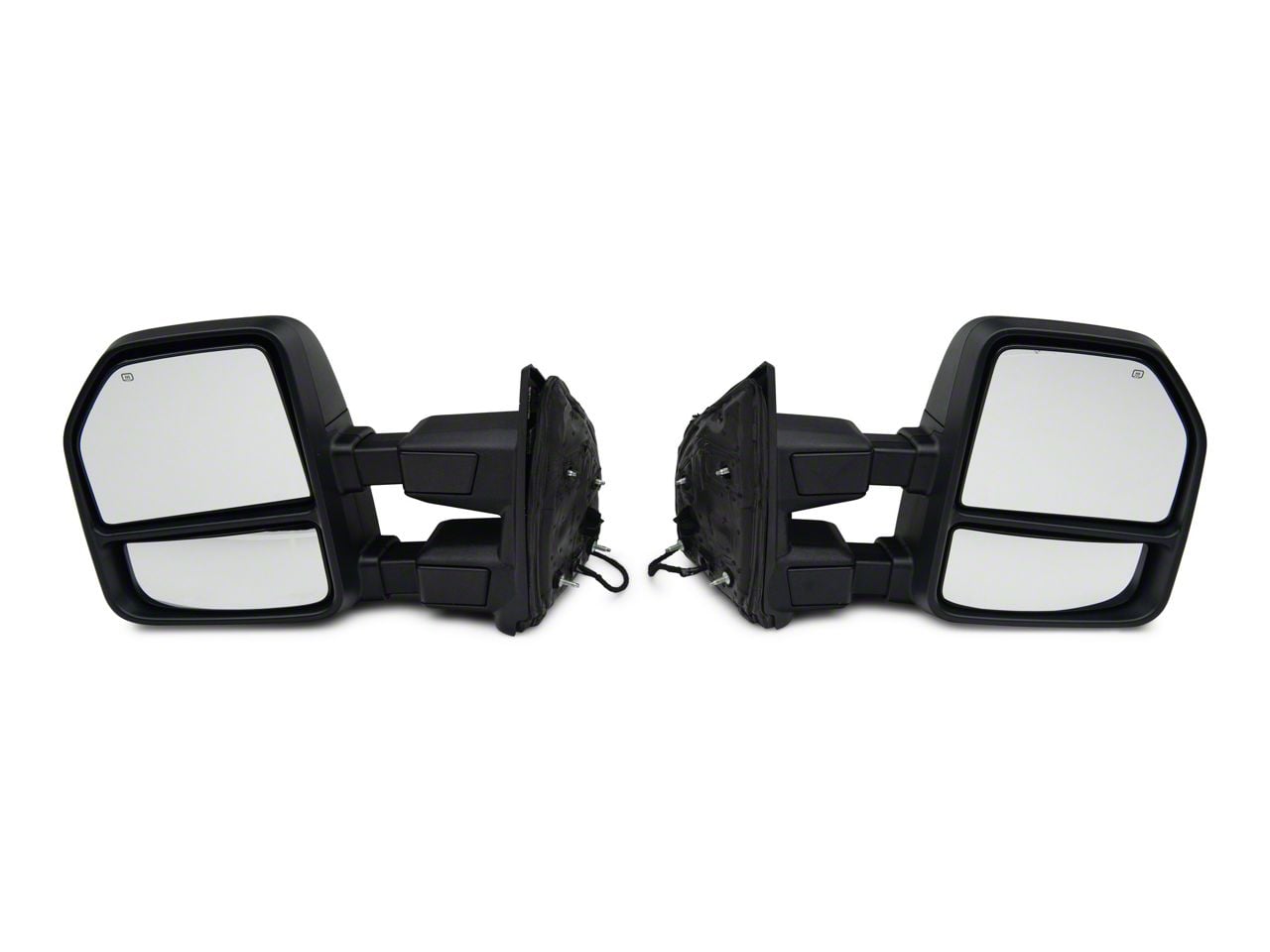 Driver Side Power Heated Mirror For 08-16 Ford F250 F350 Super Duty – SMOKE Turn Signal, Manual Fold (SCITOO)