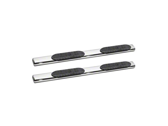 Pro Traxx 6-Inch Oval Side Step Bars; Stainless Steel (11-16 F-250 Super Duty SuperCab)