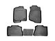 Profile Front and Second Row Floor Liners; Black (11-16 F-250 Super Duty SuperCab)