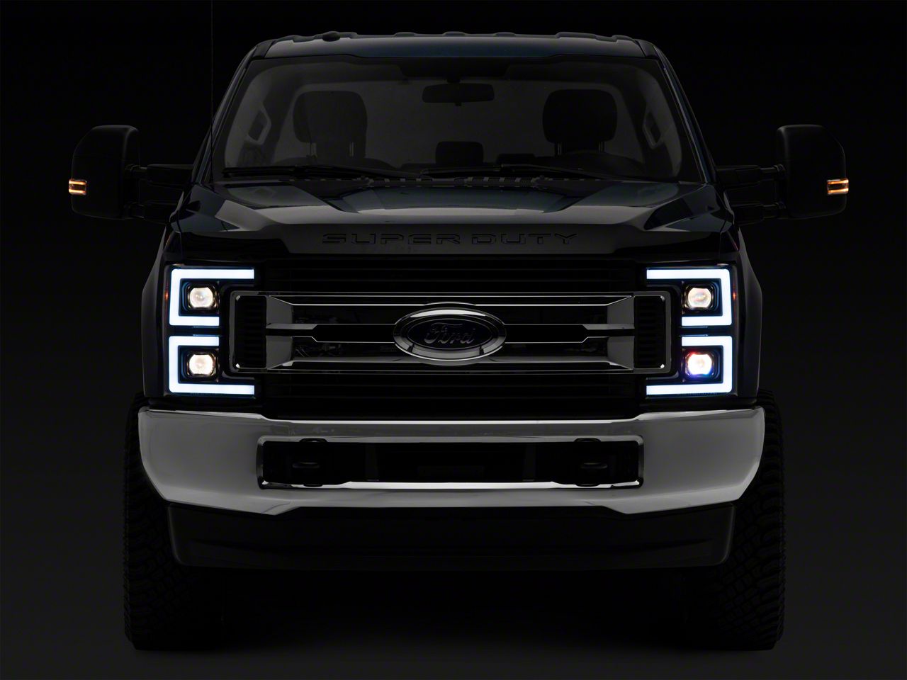 F-250 Super Duty Projector Headlights with Sequential Turn Signals ...