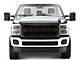 Raptor Style Upper Replacement Grille with Good Letters; Dark Charcoal (11-16 F-250 Super Duty)