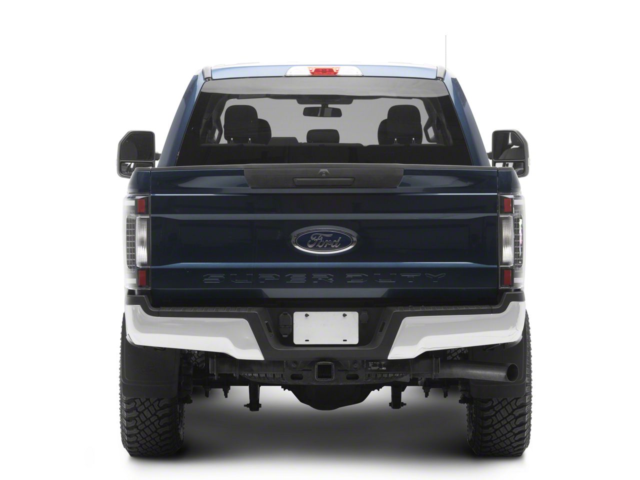 Driver Left Side Tail Light Assembly For 2017-2019 Ford F250 F350 Super Duty - Chrome/Red By Yellowspeed
