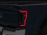 Renegade Series Sequential LED Tail Lights; Black Housing; Smoked Lens (17-19 F-250 Super Duty w/ Factory Halogen Non-BLIS Tail Lights)