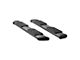Regal 7-Inch Oval Side Step Bars; Textured Black (17-24 F-250 Super Duty SuperCrew)