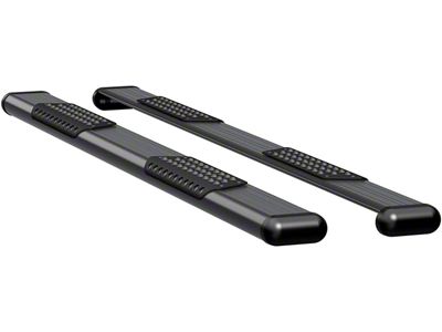 O-Mega II 6-Inch Wheel-to-Wheel Oval Side Step Bars; Textured Black (11-16 F-250 Super Duty Regular Cab w/ 8-Foot Bed)