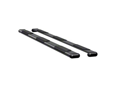 O-Mega II 6-Inch Wheel-to-Wheel Oval Side Step Bars without Mounting Brackets; Textured Black (11-16 F-250 Super Duty SuperCrew w/ 6-3/4-Foot Bed; 11-24 F-250 Super Duty SuperCab w/ 8-Foot Bed)
