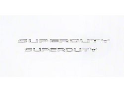 Putco Stainless Steel Hood Insert Letters (17-22 F-250 Super Duty)
