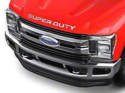 Putco Stainless Steel Hood Insert Letters (17-22 F-250 Super Duty)