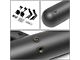3-Inch Round Extended Side Step Bars; Matte Black (11-16 F-250 Super Duty SuperCrew)