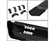 Step Nerf Bar; 6-Inch Flat Board; Black (11-16 F-250 Super Duty SuperCrew)
