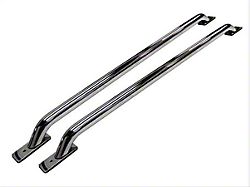 Go Rhino Stake Pocket Bed Rails; Chrome (11-16 F-250 Super Duty w/ 6-3/4-Foot Bed)