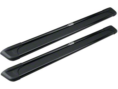 Sure-Grip Running Boards; Black Aluminum (11-16 F-250 Super Duty SuperCrew)