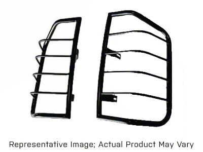 Tail Light Guards; Black (11-13 F-250 Super Duty)