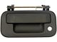 Tailgate Handle without Backup Camera Hole; Textured Black (11-16 F-250 Super Duty)