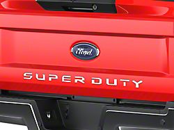 Tailgate Insert Letters; Stainless Steel (17-19 F-250 Super Duty)