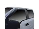 Tape-On Window Deflectors; Front and Rear; Smoke (17-24 F-250 Super Duty SuperCrew)