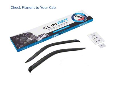 Tape-On Window Deflectors (11-16 F-250 Super Duty Regular Cab)