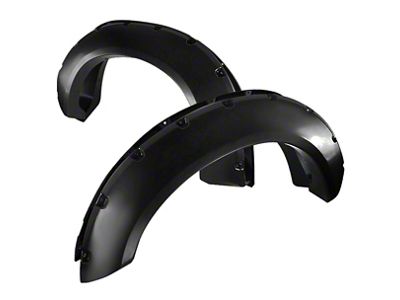 Terrain Fender Flares; Smooth Matte Black (11-16 F-250 Super Duty)